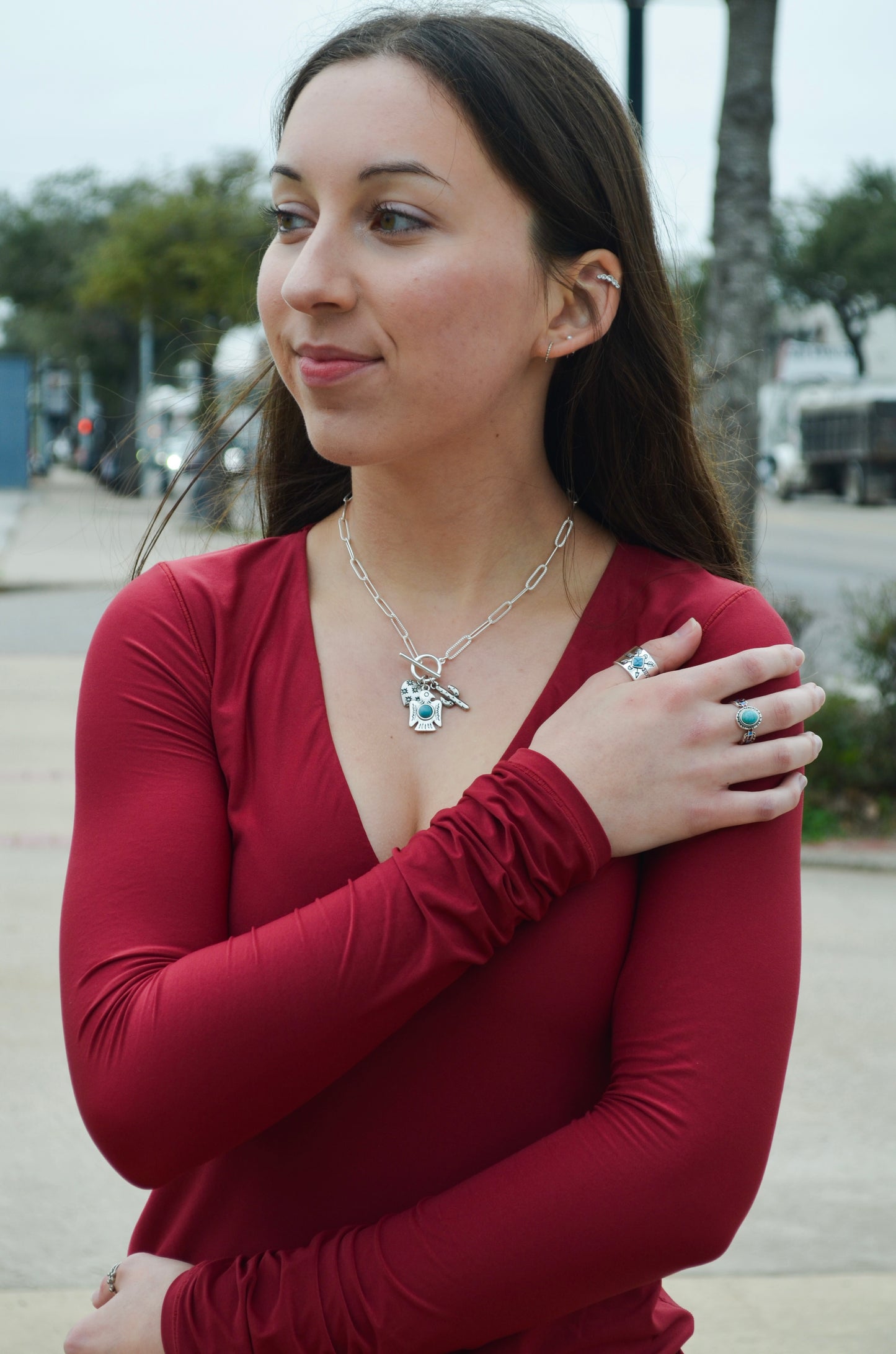 Azure Wing Necklace